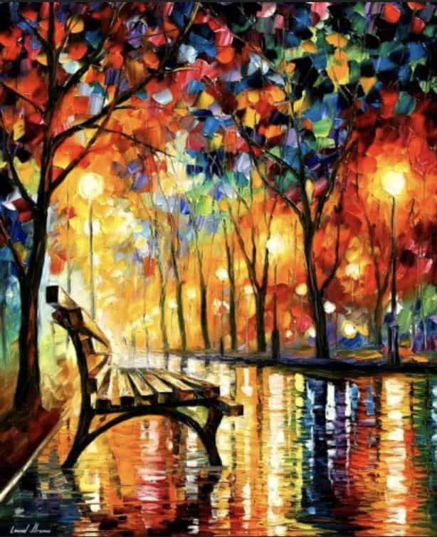ESCAÑO Paint By Number 40X50 CON BASTIDOR