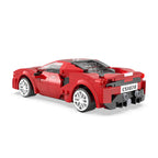Auto Radio Control Red Race Car - Armable de Bloques - CADA