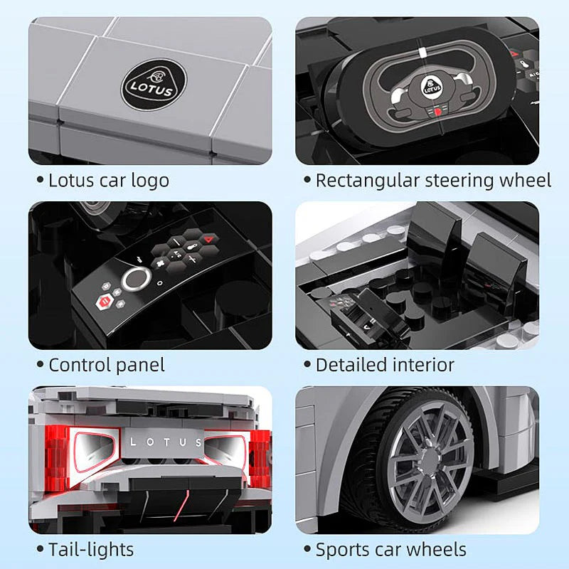 Deportivo Lotus Evija VERSION RC - Armable de Bloques - CADA