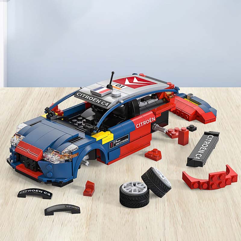 Citroen C4 Rally Radio Control - Armable de Bloques - CADA