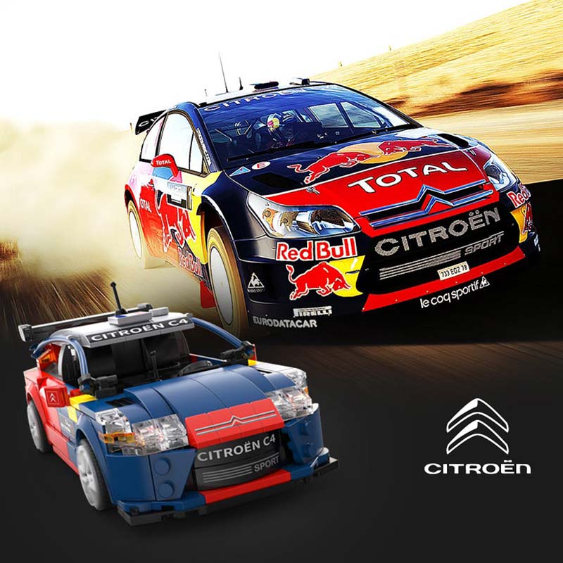Citroen C4 Rally Radio Control - Armable de Bloques - CADA
