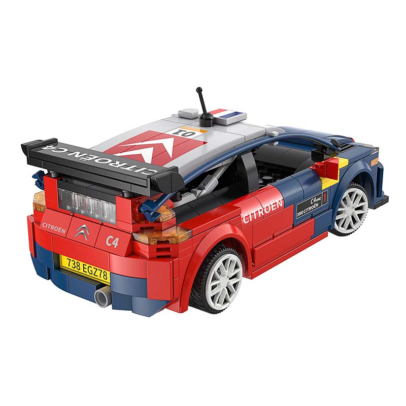 Citroen C4 Rally Radio Control - Armable de Bloques - CADA