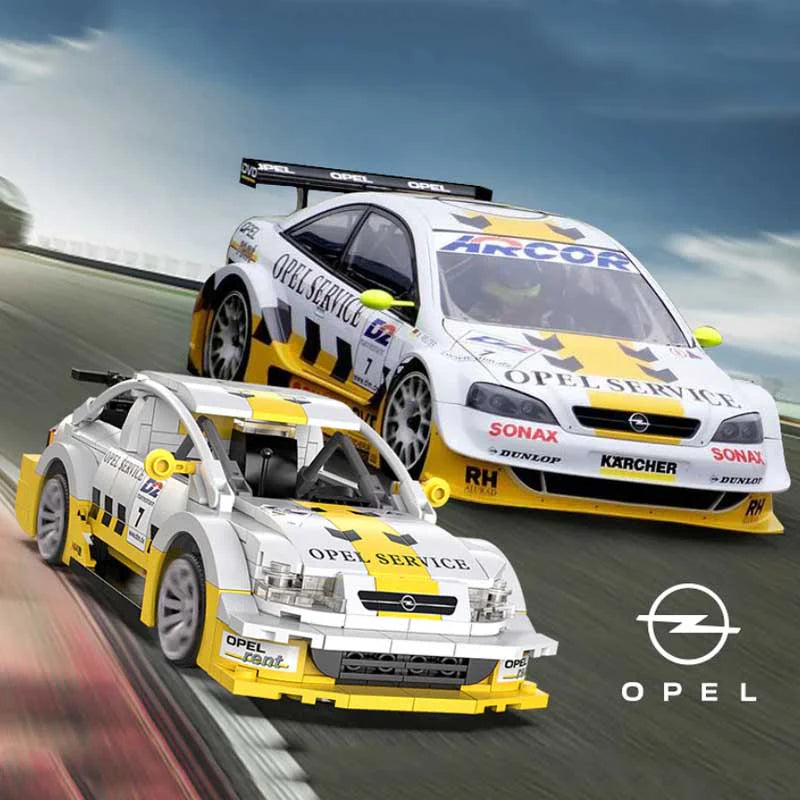 1:20 OPEL Astra V8 Coupe Radio Control - Armable de Bloques - CADA