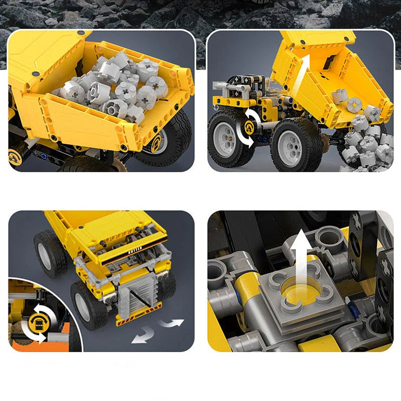 Camión Tolva Minero - Armable de Bloques - CADA