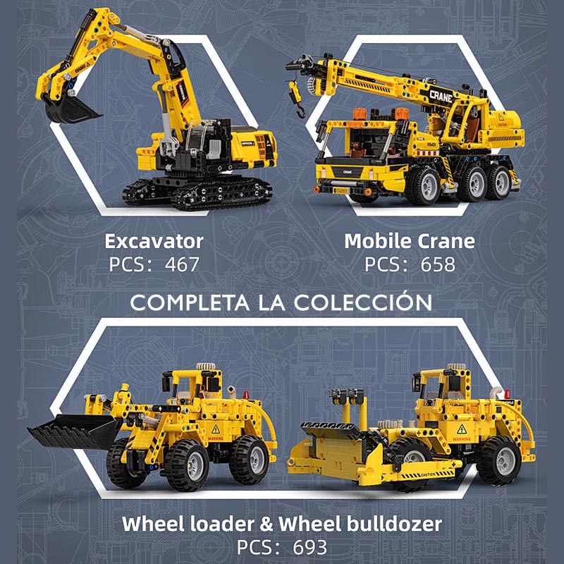 Camión Tolva Minero - Armable de Bloques - CADA