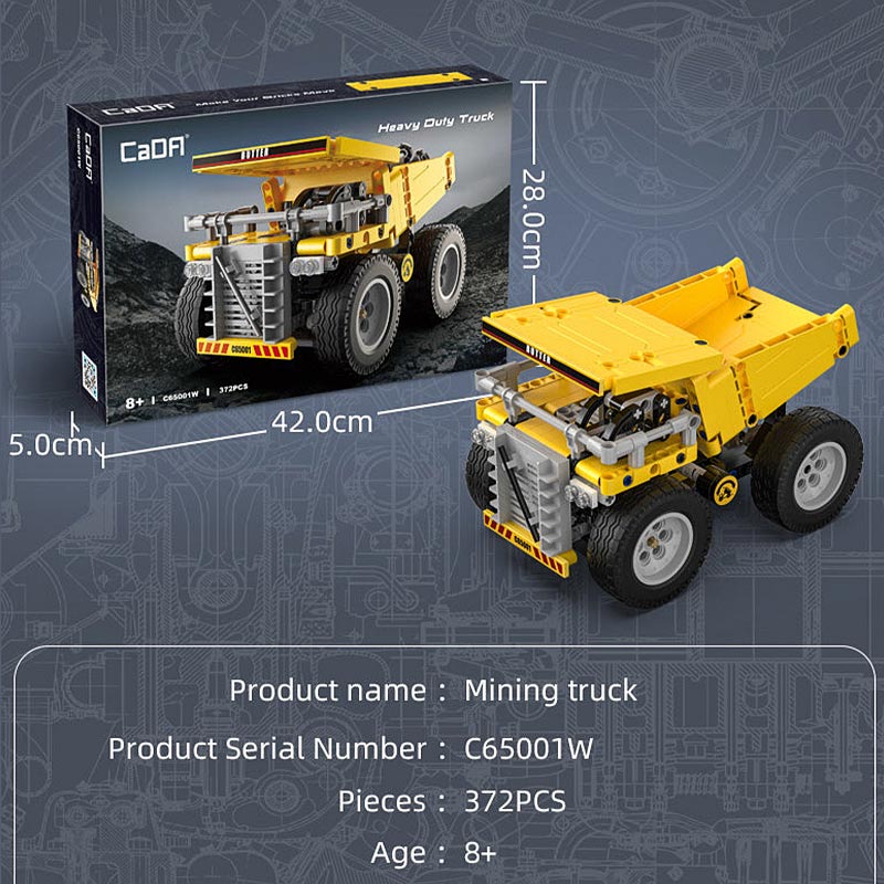 Camión Tolva Minero - Armable de Bloques - CADA