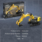 Excavadora Construcción - Armable de Bloques - CADA