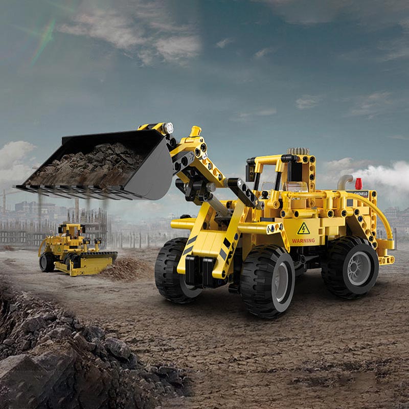 Cargador Frontal - Armable de Bloques - CADA