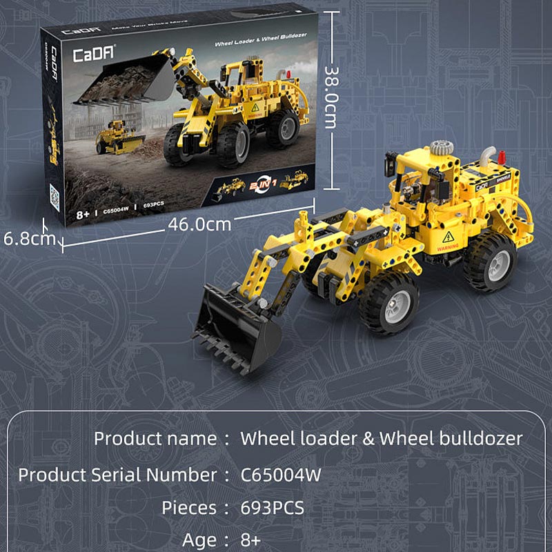 Cargador Frontal - Armable de Bloques - CADA