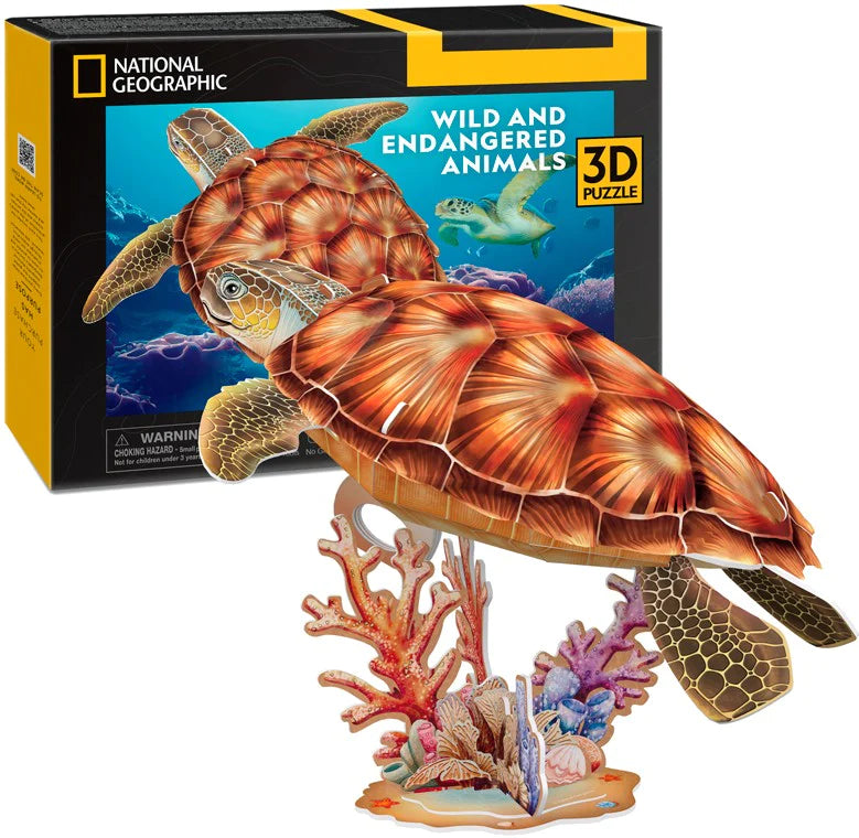 Sea Turtle - NatGeo - Rompecabezas 3D