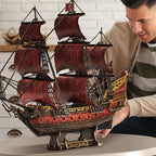 Queen Anne Revenge Red Edition - Rompecabezas 3D