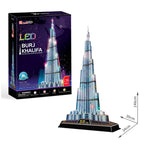 LED Burj Khalifa - Architecture Model - Rompecabezas 3D