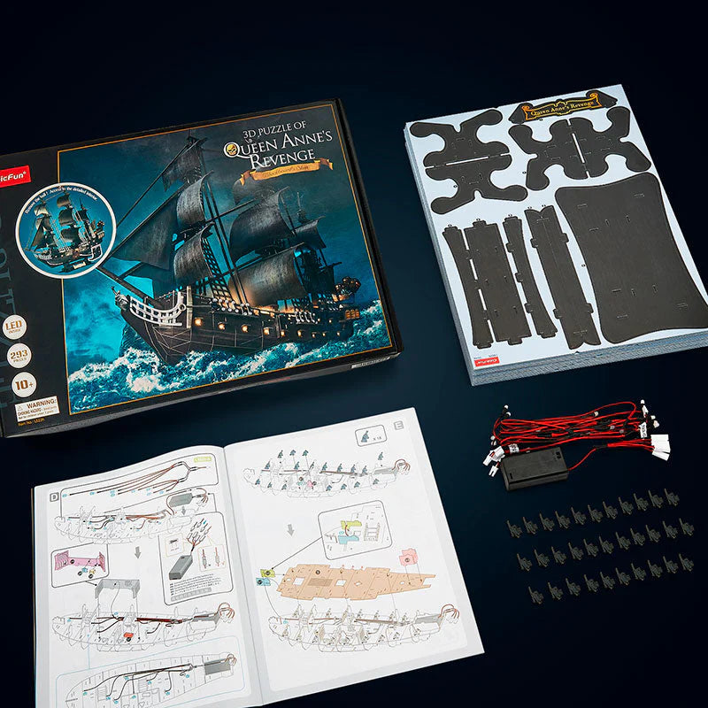 LED Queen Anne's - Rompecabezas 3D