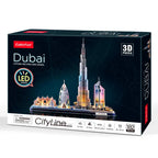 LED Dubai City Line - Architecture Model - Rompecabezas 3D