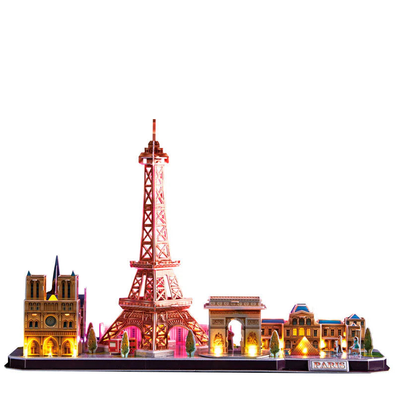 LED Paris City Line - Architecture Model - Rompecabezas 3D