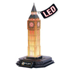 LED Big Ben Night Edition - Architecture Model - Rompecabezas 3D