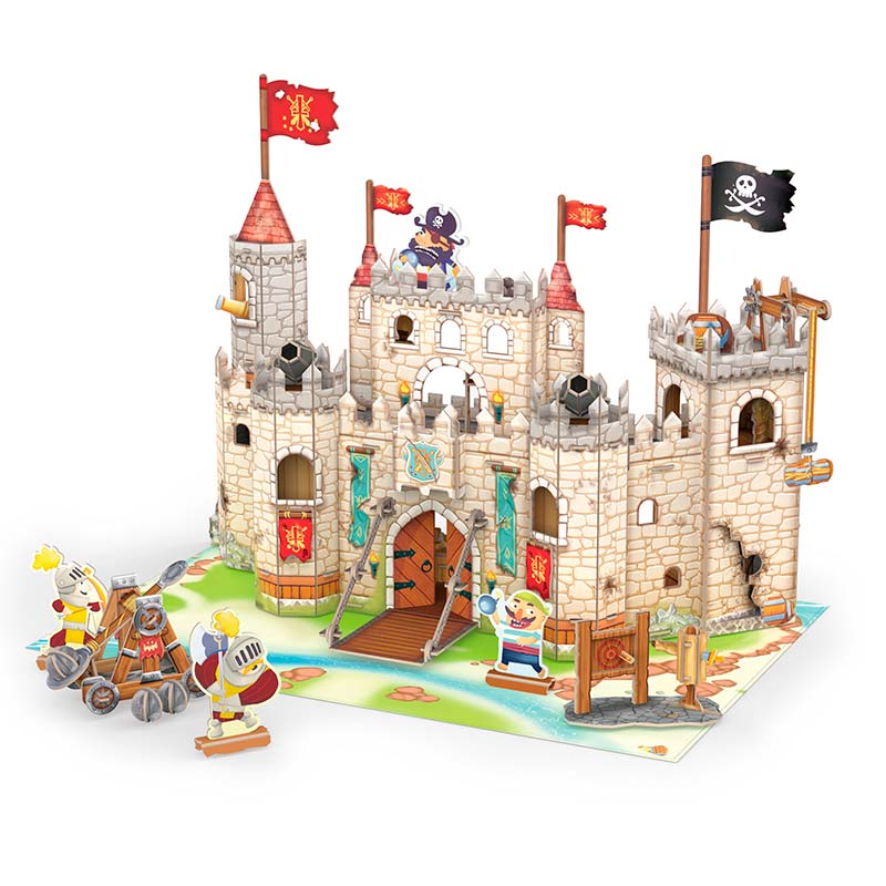 Castillo Pirata - Rompecabezas 3D