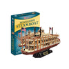 Mississippi Steamboat - Rompecabezas 3D