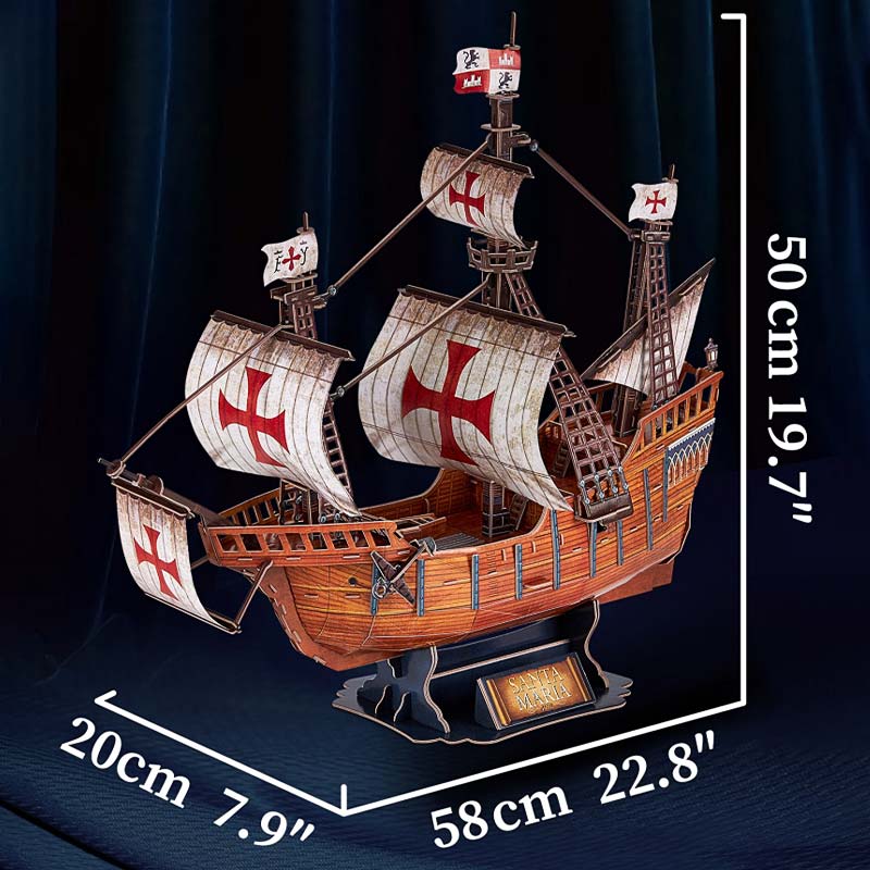 Santa Maria - Rompecabezas 3D