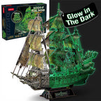 The Flying Dutchman Glow in Dark - Holandés Errante - Rompecabezas 3D