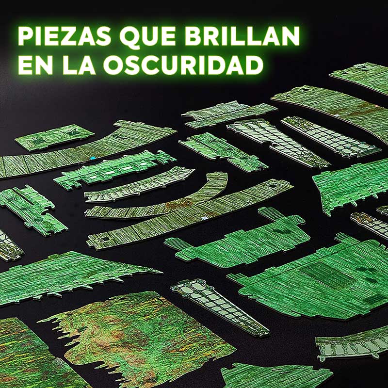 The Flying Dutchman Glow in Dark - Holandés Errante - Rompecabezas 3D