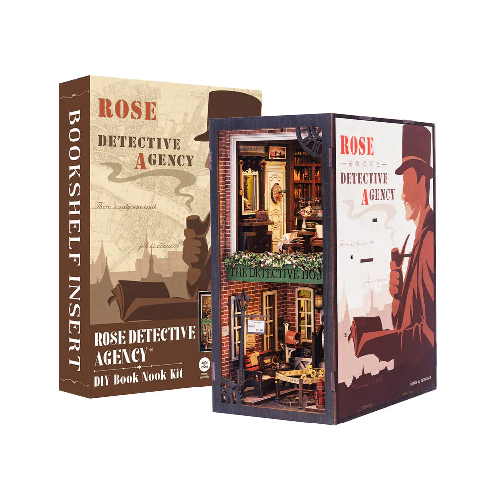 BookNook Rose Detective Agency - Separador de Libros - Cutebee