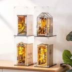 Cubierta Acrilica - BOOKNOOK - Caja Exhibidor Crystal Clear - 25 x 15 x 30cm - Rolife