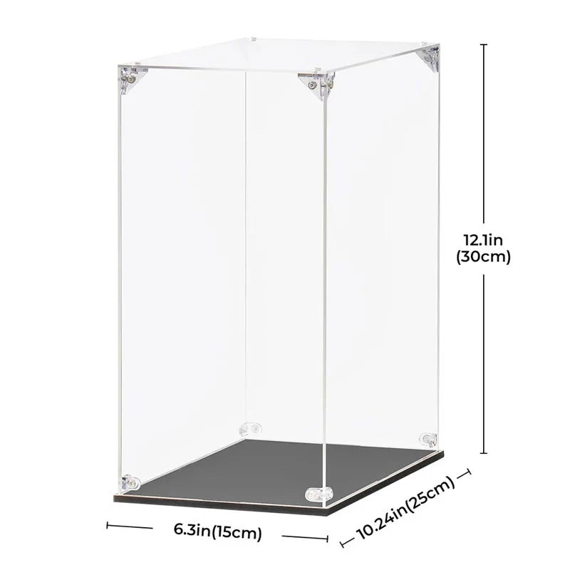 Cubierta Acrilica - BOOKNOOK - Caja Exhibidor Crystal Clear - 25 x 15 x 30cm - Rolife