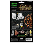 Escudo Targaryen - Maqueta 3D - Metal Earth