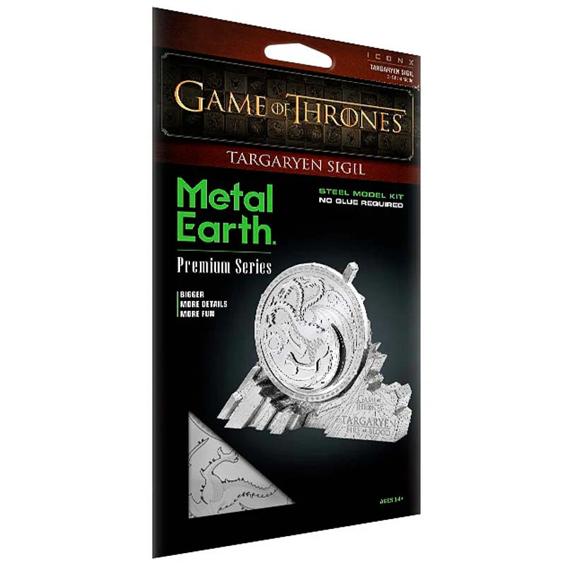 Escudo Targaryen - Maqueta 3D - Metal Earth