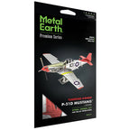 Avión Tuskegee Airmen P-51D Mustang - Maqueta 3D - Metal Earth