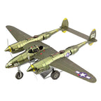 Avión Lockheed P-38 Lightning - Maqueta 3D - Metal Earth