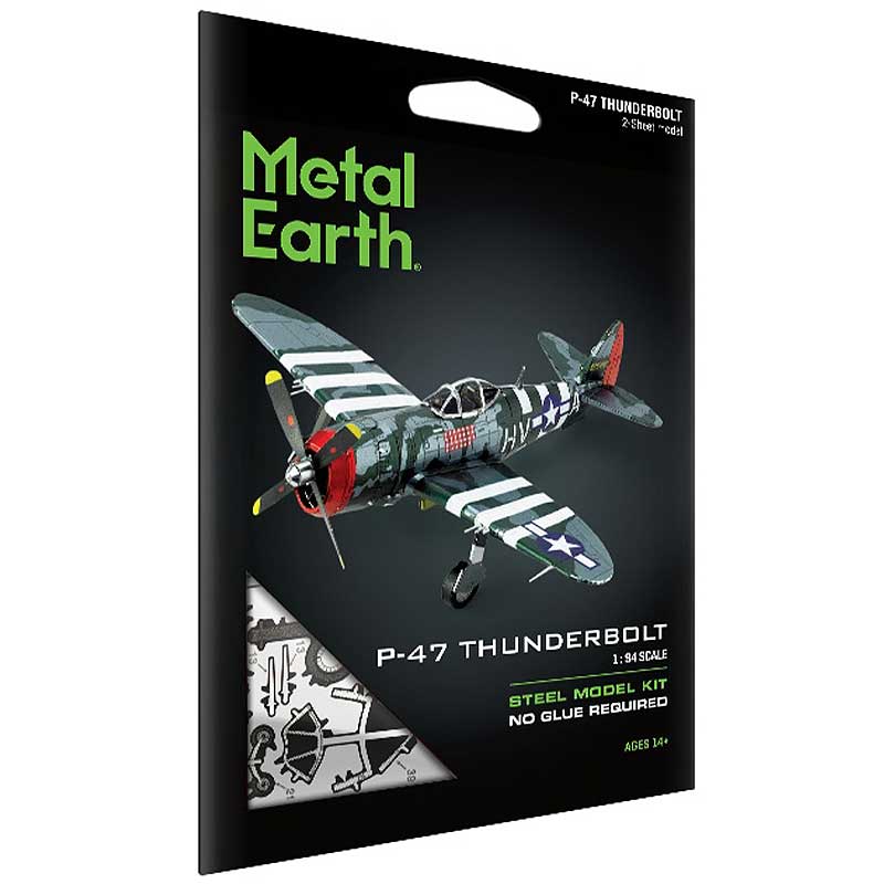 Avión P47 Thunderbolt - Maqueta 3D - Metal Earth