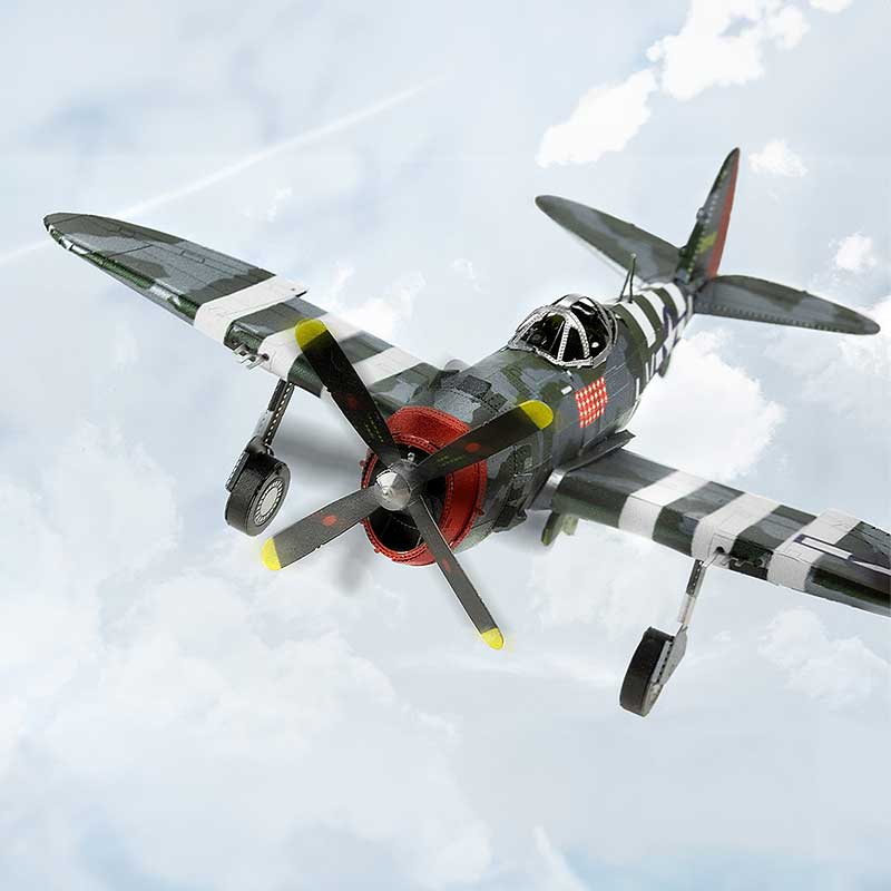 Avión P47 Thunderbolt - Maqueta 3D - Metal Earth