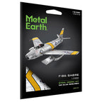 F-86 Sabre - Maqueta 3D - Metal Earth
