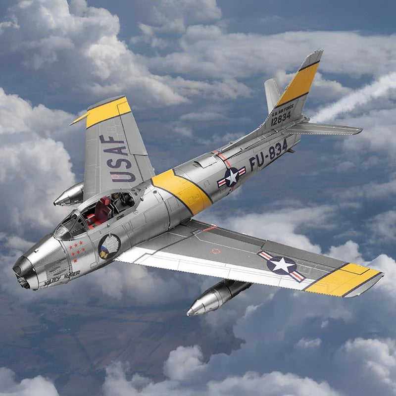 F-86 Sabre - Maqueta 3D - Metal Earth