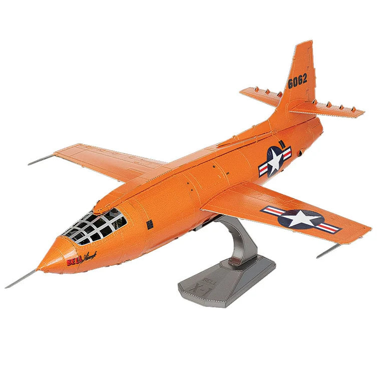 Avion Prototipo BELL X-1 - Maqueta de Metal 3D - Metal Earth