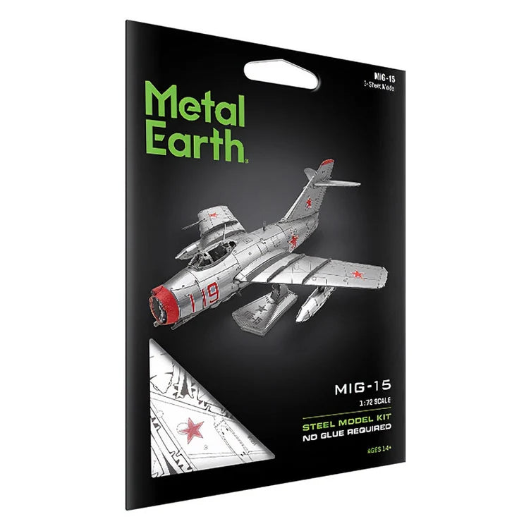 Caza MIG-15 - Maqueta de Metal 3D - Metal Earth