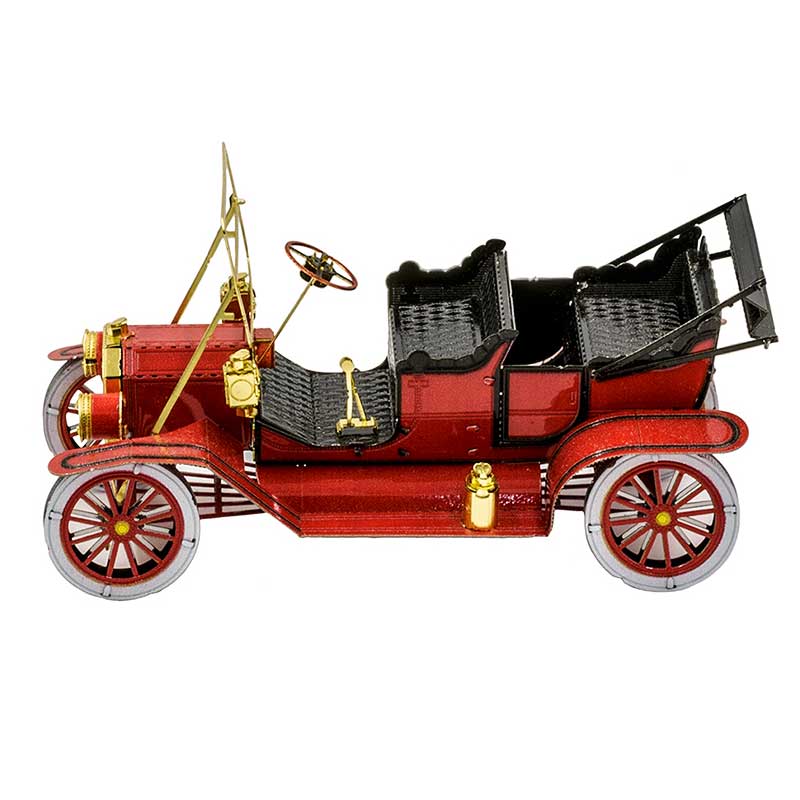 1908 Ford Model T Red - Maqueta 3D - Metal Earth