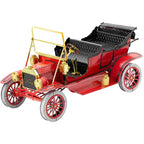 1908 Ford Model T Red - Maqueta 3D - Metal Earth