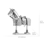 Armadura de Caballo Medieval - Maqueta 3D - Metal Earth