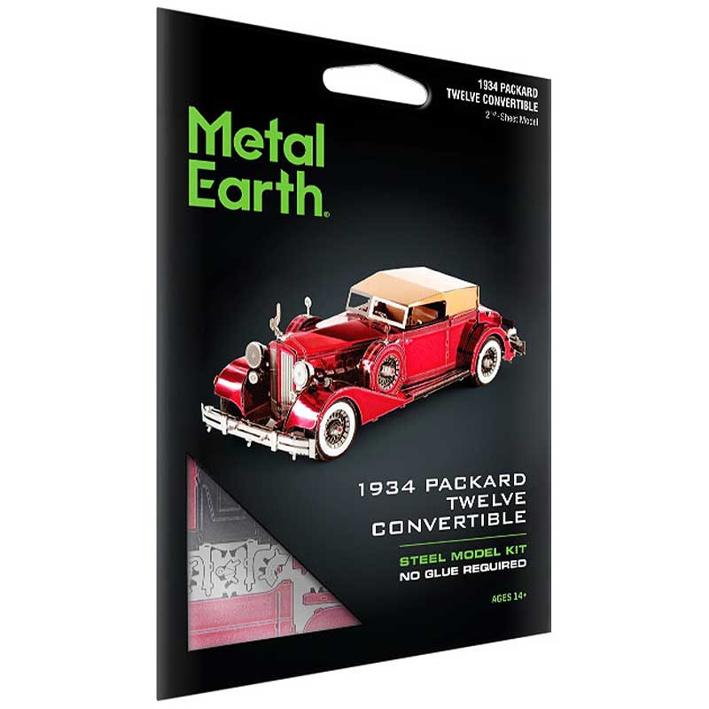 1934 Packard Twelve Convertible - Maqueta 3D - Metal Earth