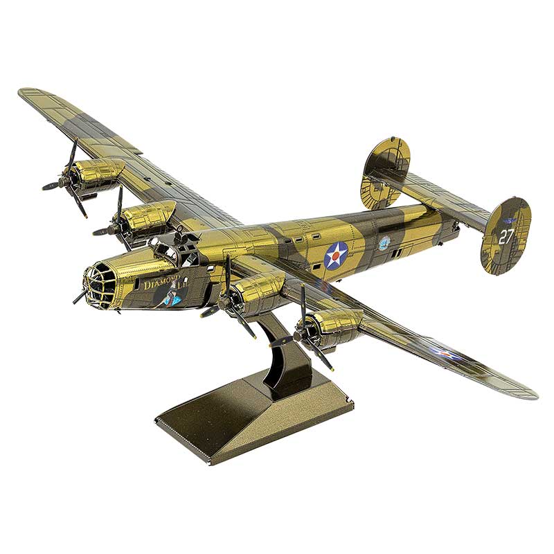 Avión Bombardero B-24 Liberator - Maqueta 3D - Metal Earth