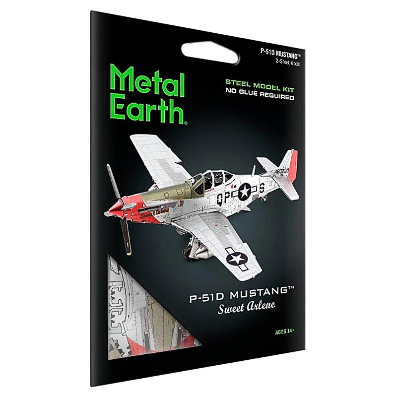 Avión Mustang P51D Sweet Arlene  - Maqueta 3D - Metal Earth