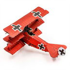 Triplano Fokker Dr.I del Baron Rojo  - Maqueta 3D - Metal Earth