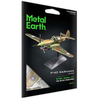 Avión P-40 Warhawk - Maqueta 3D - Metal Earth