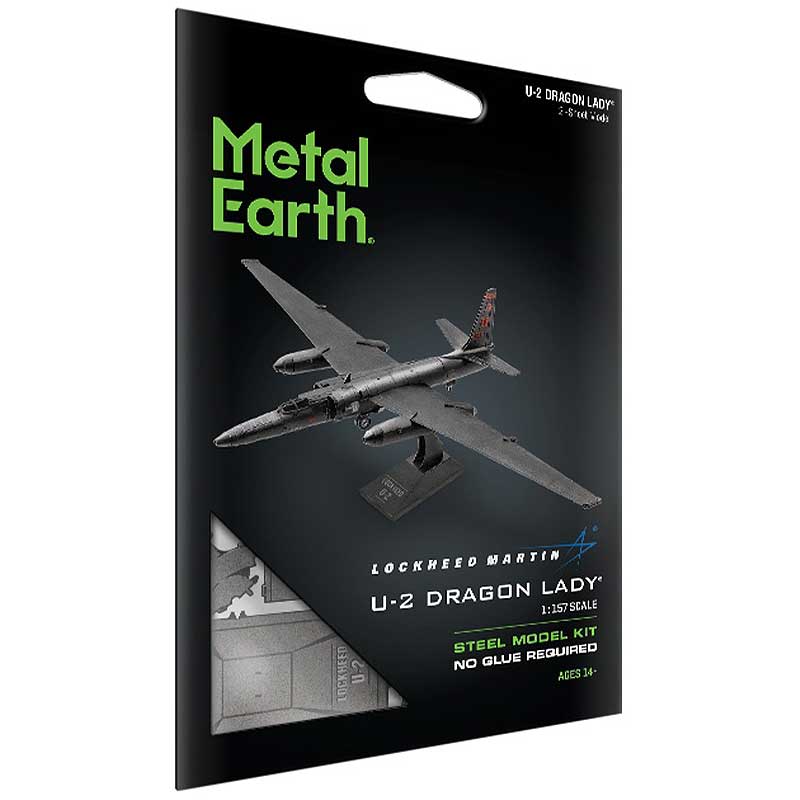 Avión Lockheed U-2 Dragon Lady - Maqueta 3D - Metal Earth