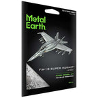 Caza F/A 18 Super Hornet - Maqueta 3D - Metal Earth