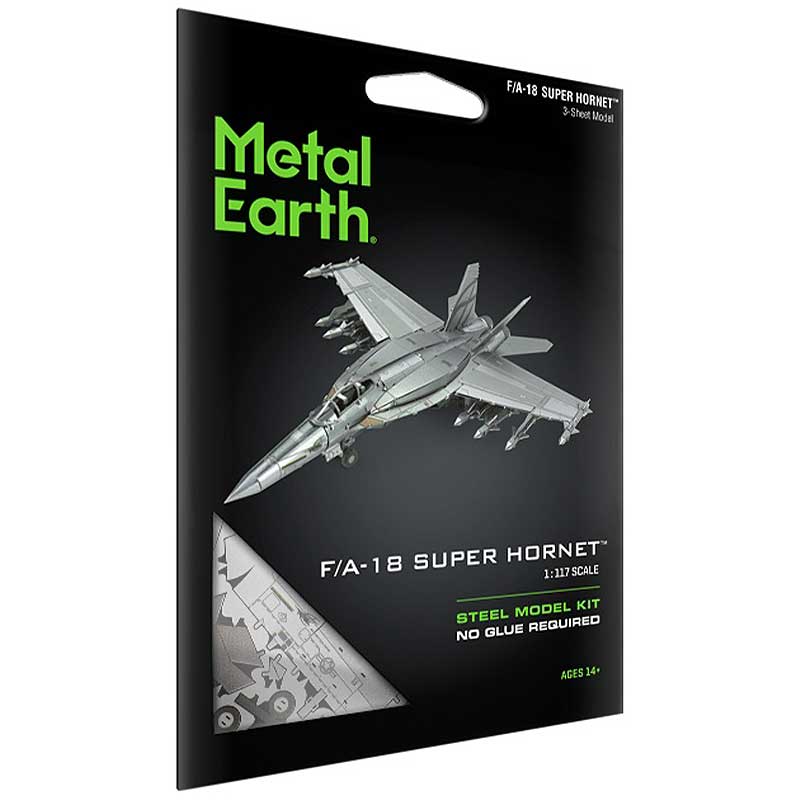 Caza F/A 18 Super Hornet - Maqueta 3D - Metal Earth