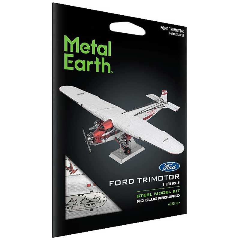 Avión Ford Trimotor - Maqueta 3D - Metal Earth